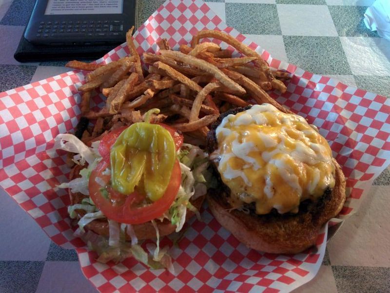 Burger From Hell from Coyote Bluff Cafe