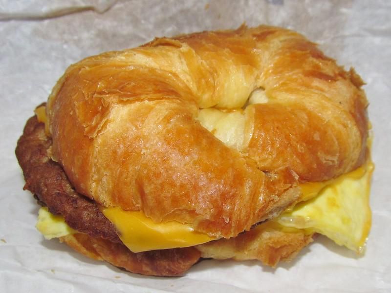 Burger King Egg and Cheese Croissantwich