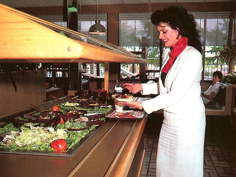 Burger King used to have salad bars