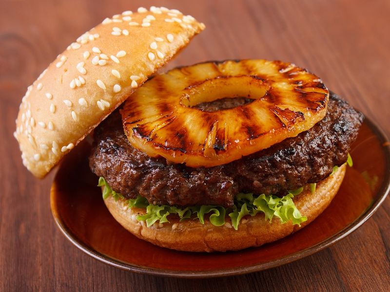 Burger Topping Ideas: Pineapple