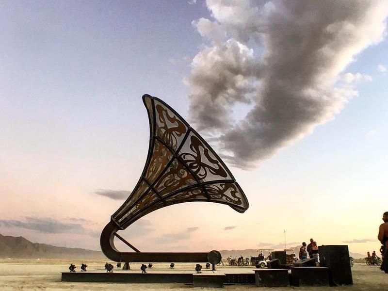 Burning Man art