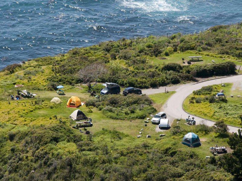 Camping along the Big Sur/Pacific Coast of California