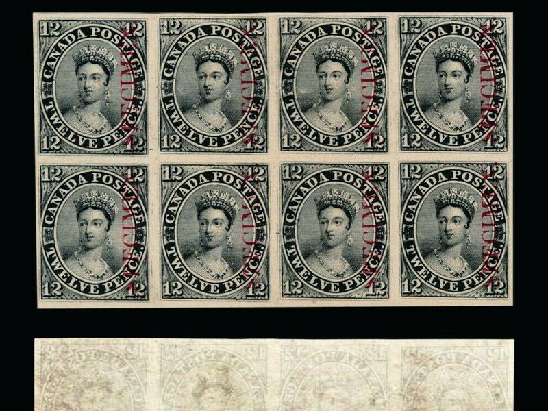 Canada 1851 12d Black Empress