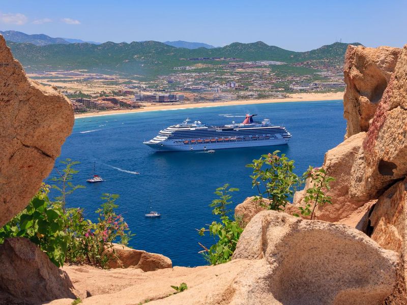 Carnival Splendor cruise ship in Cabo San Lucas