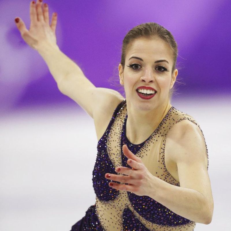 Carolina Kostner at 2018 Pyeongchang Olympic Games