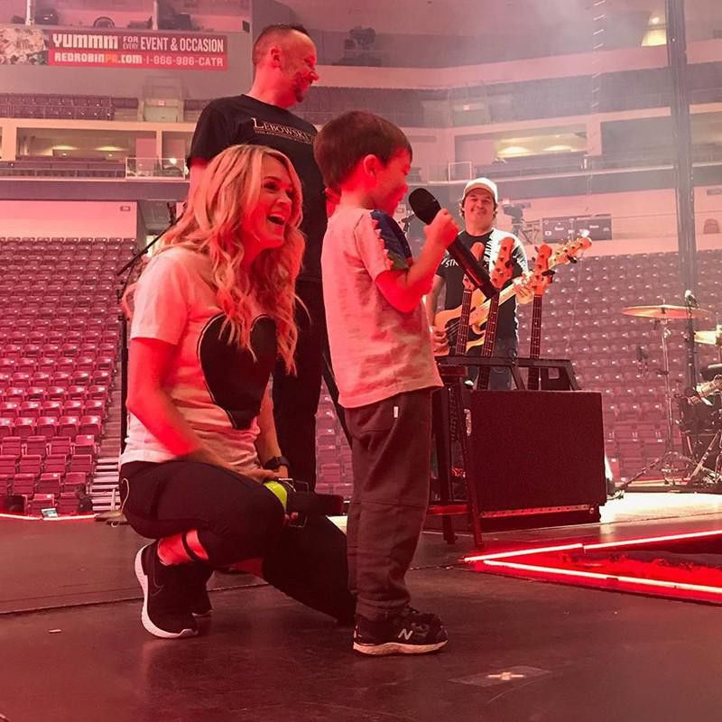 Carrie Underwood and Son Isaiah