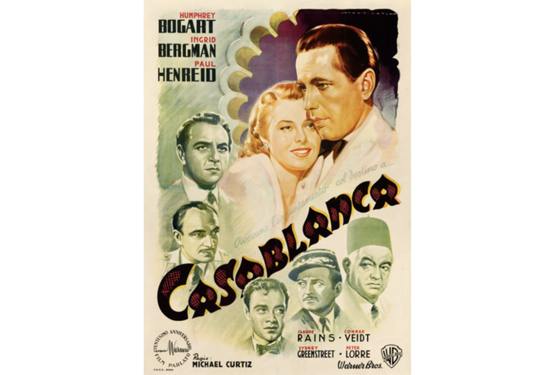 "Casablanca" poster