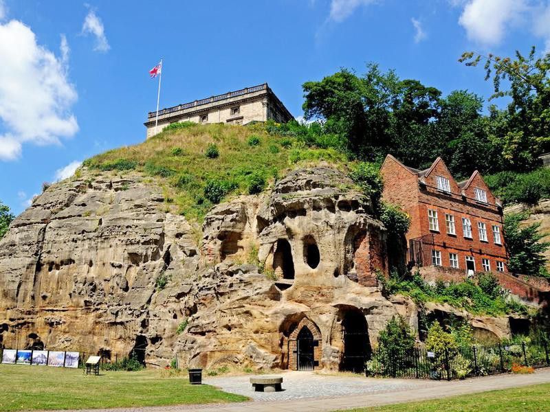Castle mound caves, Nottingham