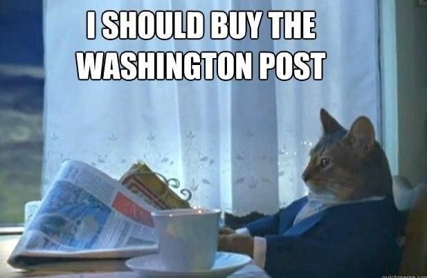 Cat wants The Washington Post