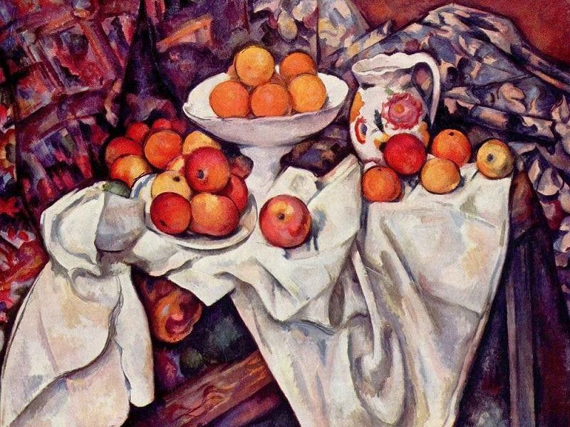 Cézanne: "Still Life with Apples and Oranges