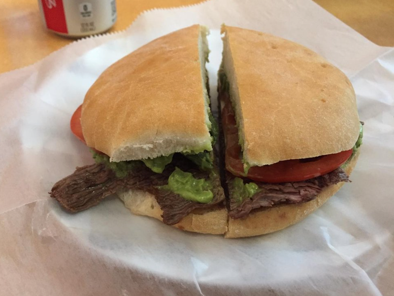 Chacarero sandwich