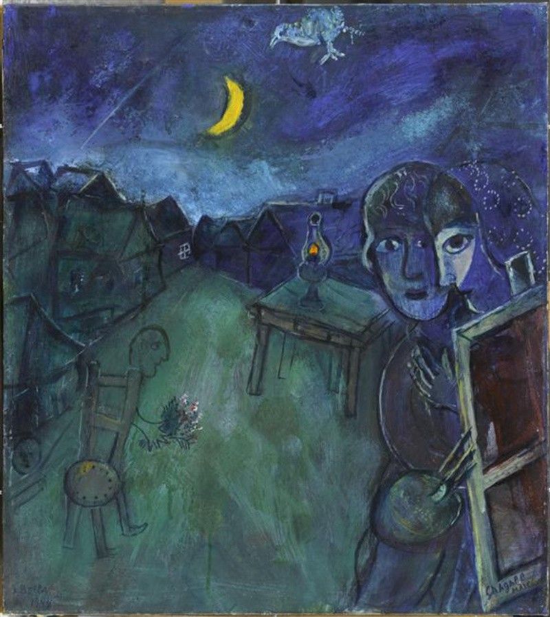 Chagall "La Route de Cranberry Lake
