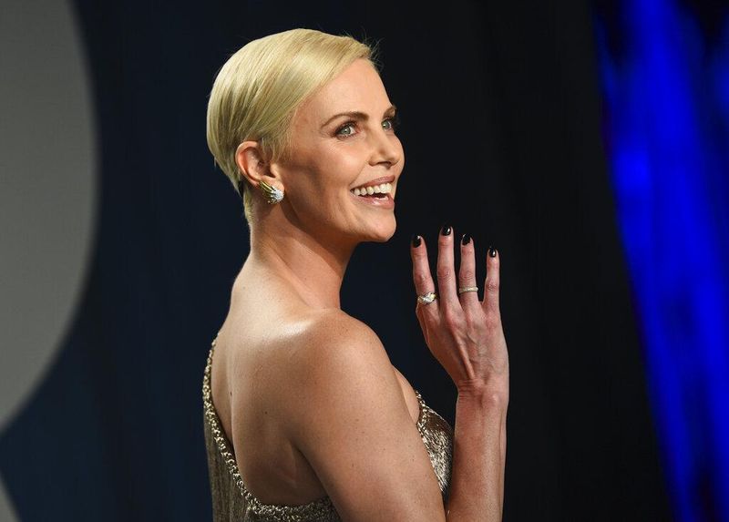 Charlize Theron smiling