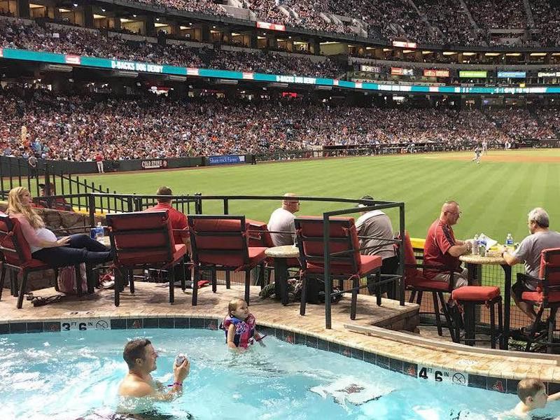 Chase Field pool