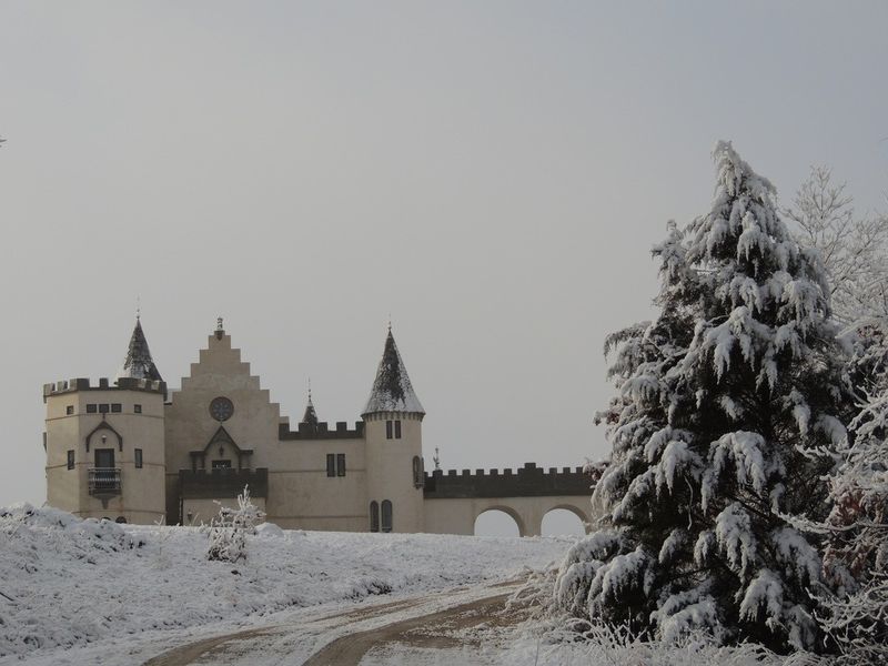 Chateau Charmant in winter