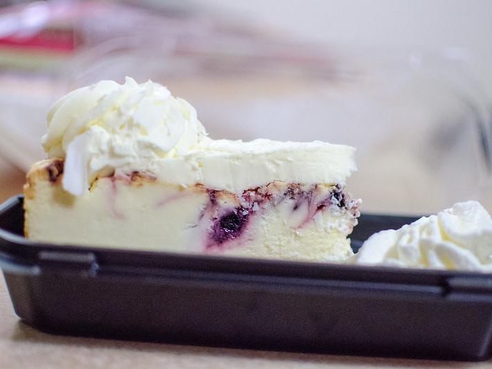Cheesecake Factory blueberry cheesecake