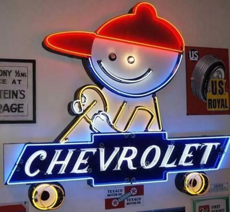 Chevrolet ‘Chevy Boy’ advertising sign