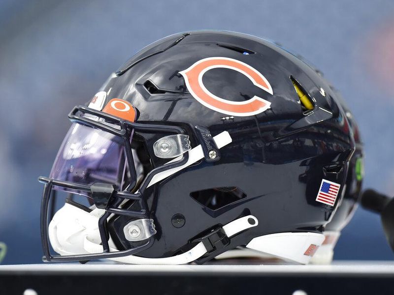 Chicago Bears logo on helmet