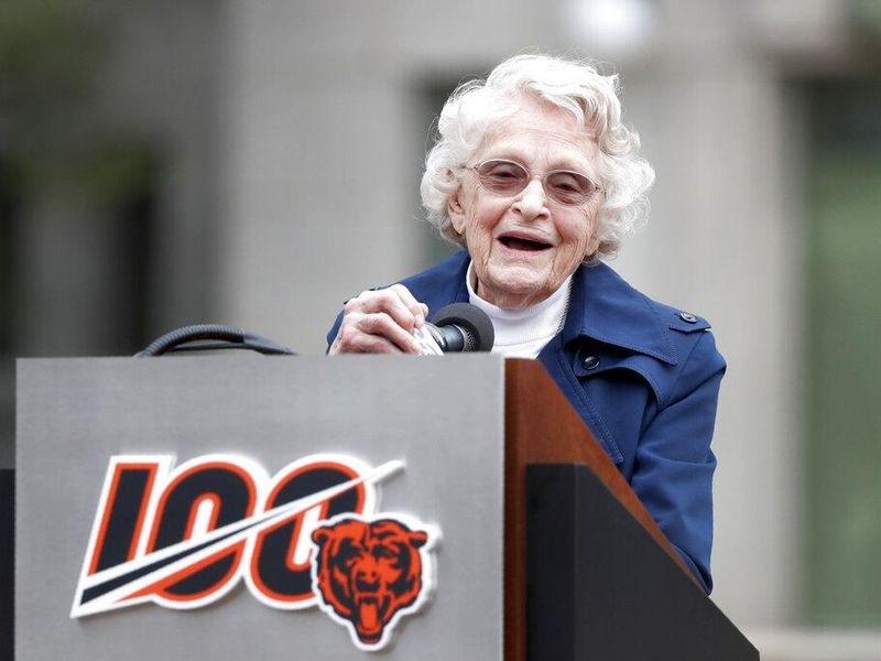 Chicago Bears owner Virginia Halas McCaskey,
