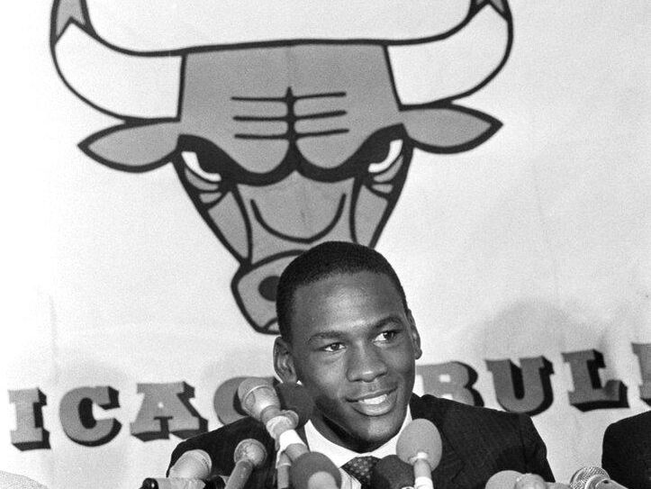 Chicago Bulls Guard Michael Jordan in 1984