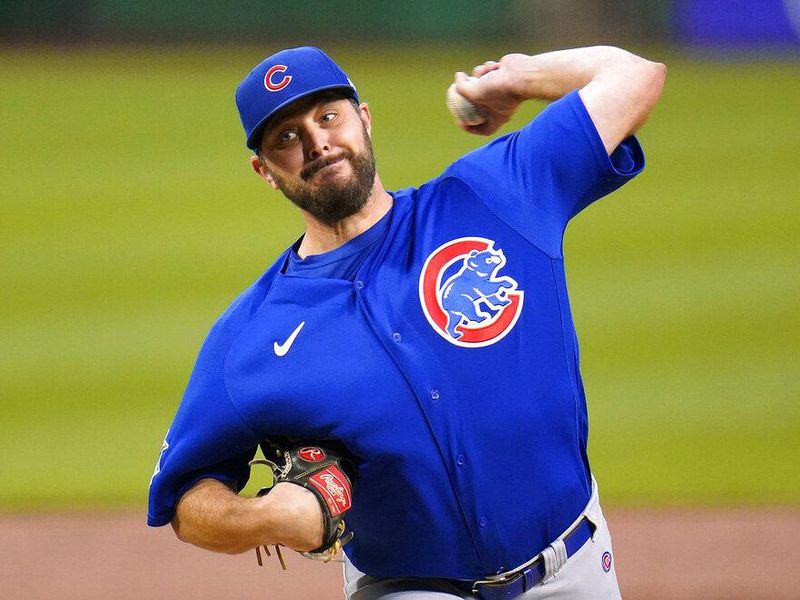 Chicago Cubs pitcher Wade Miley