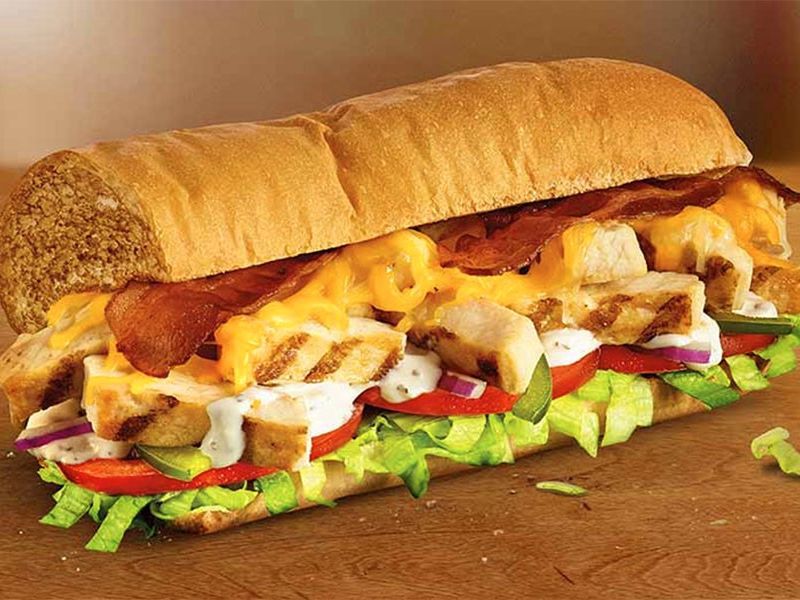 Chicken and Bacon Ranch Melt Subway