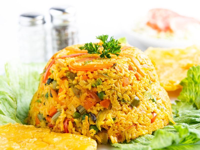 Chicken and Rice (Arroz con Pollo) dish