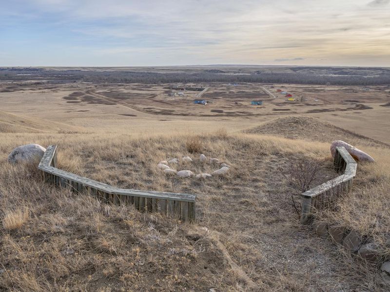 Chief Crowfoot Camp on the Siksika Reserve at Blackfoot Crossing