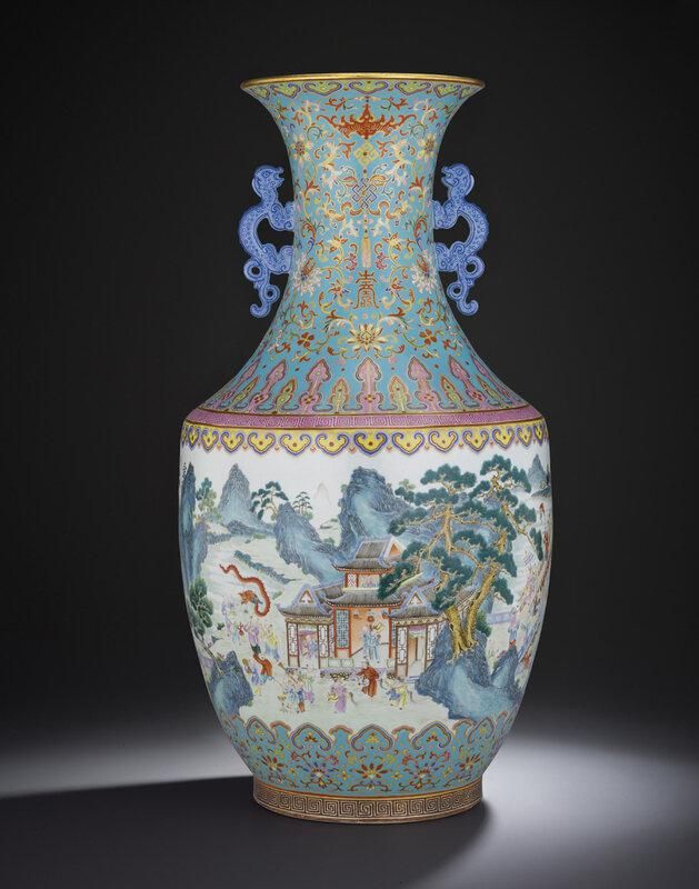 Chinese Famille-Rose Hundred Boys Vase