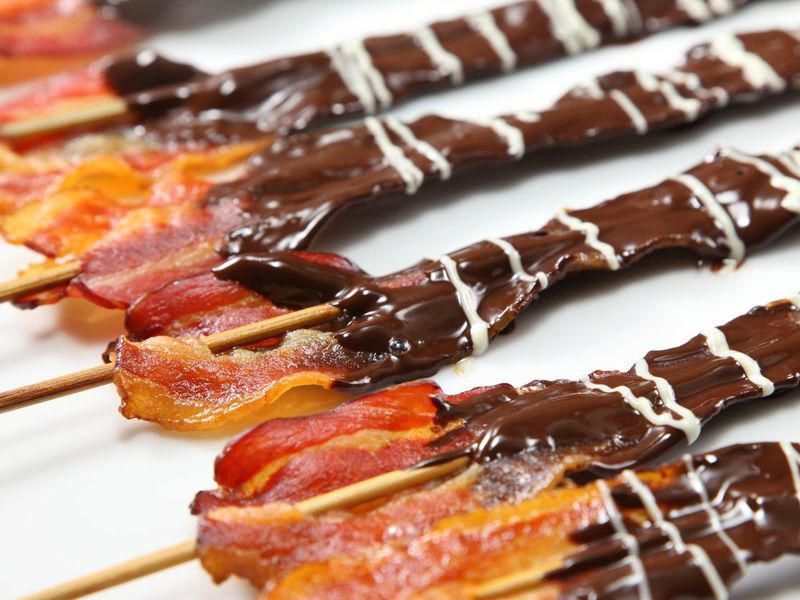 Chocolate-covered bacon state fair food