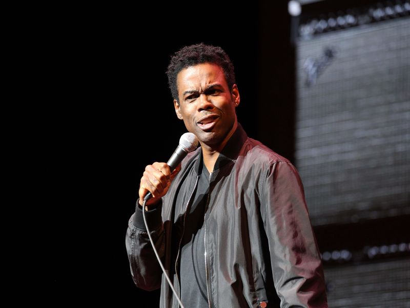 Chris Rock doing a standup routine