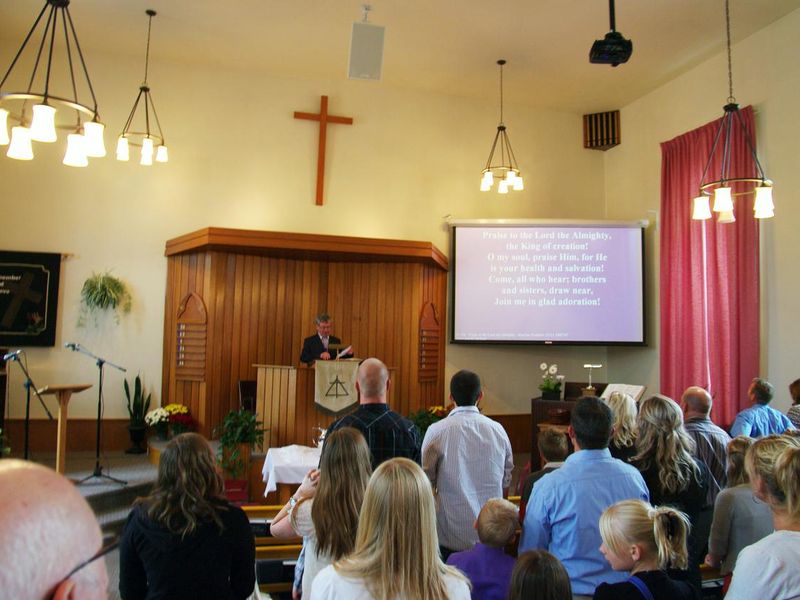 Christian Reformed Church Sunday service