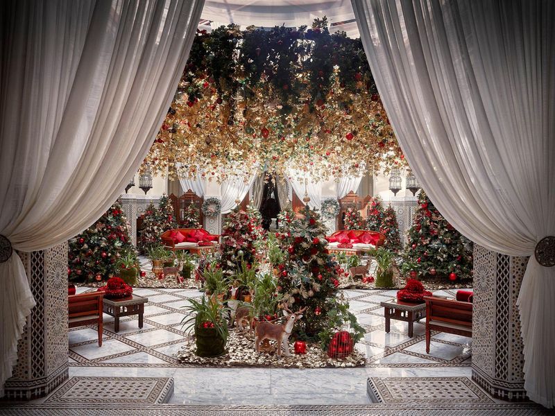 Christmas at Marrakech's Royal Mansour hotel
