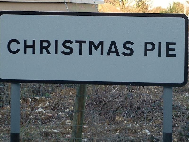 Christmas Pie town in England