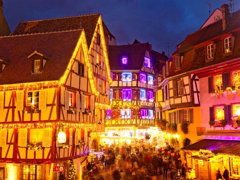 Christmas spirit in Colmar, France