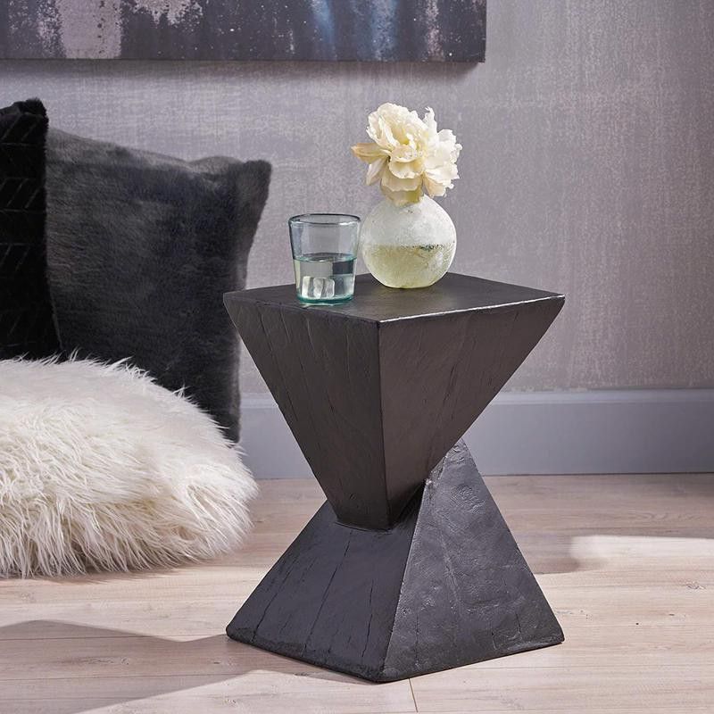 Christopher Knight Home 305826 Jerod Light-Weight Concrete Accent Table