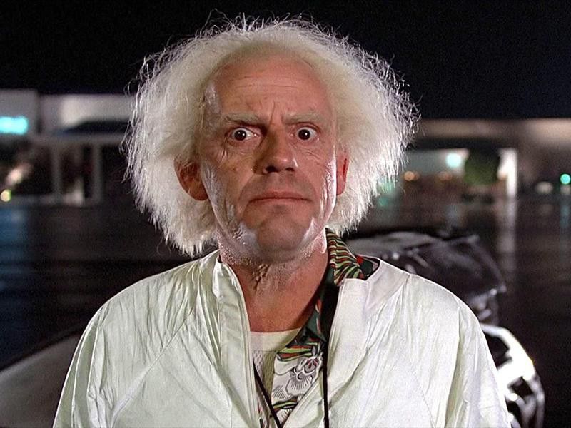 Christopher Lloyd in Back to the Future