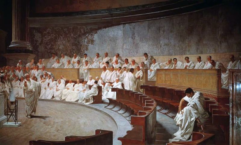 'Cicero Denounces Catiline'