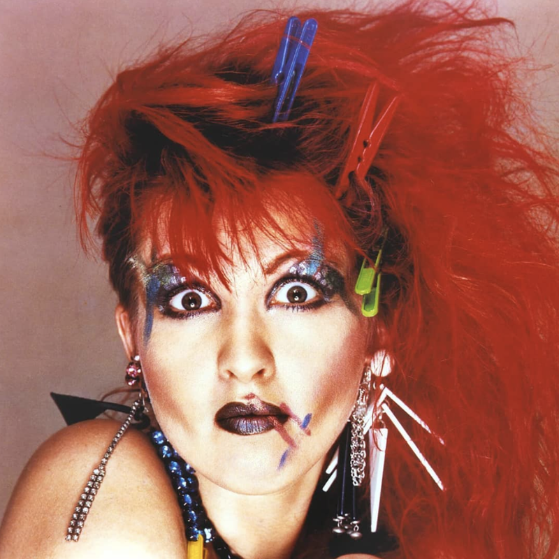 Cindy Lauper in the '80s