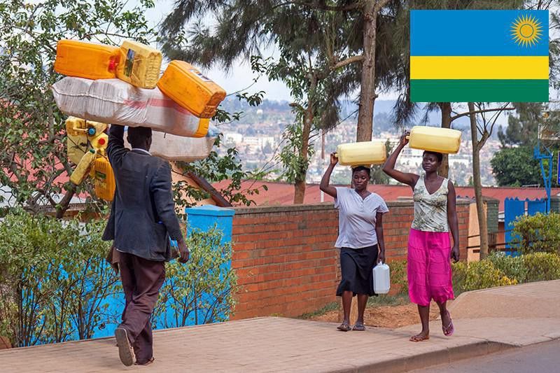 Clean streets in Rwanda