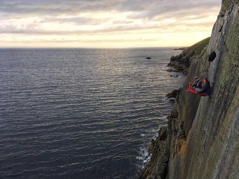 Cliff Camping Wales