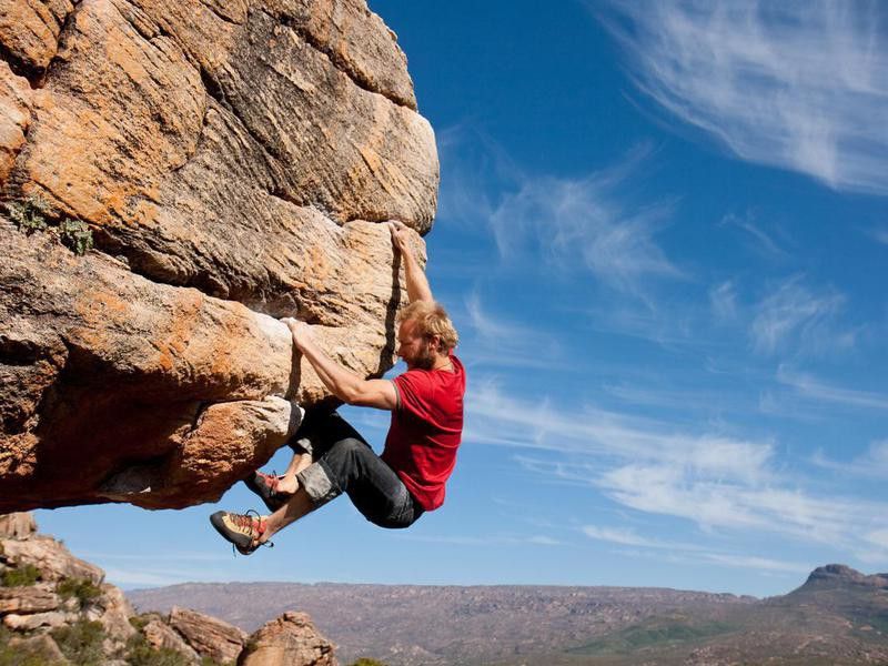 Climbing in Rocklands, South Africa