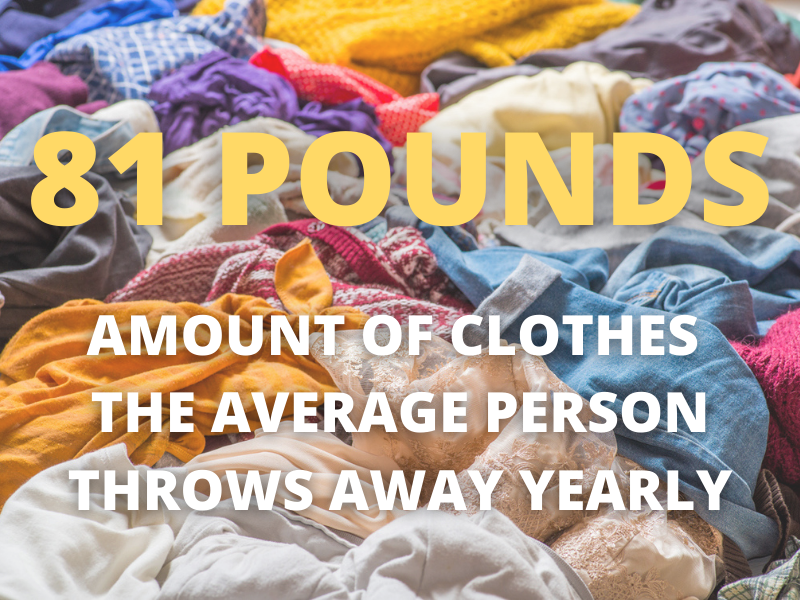Clothes in landfill