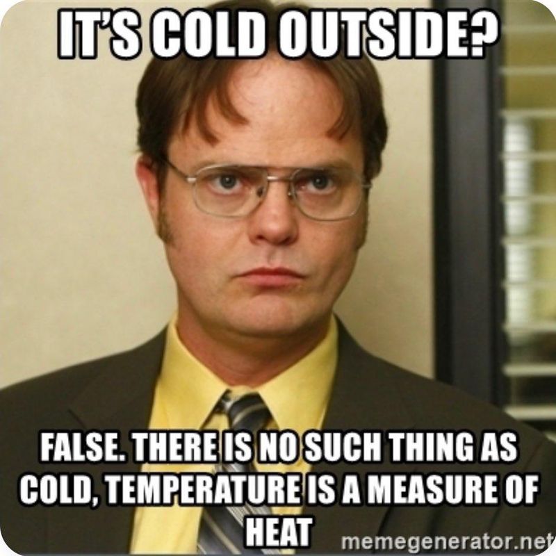 Cold weather meme