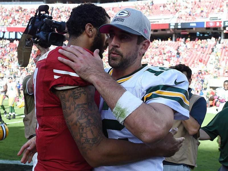 Colin Kaepernick and Aaron Rodgers