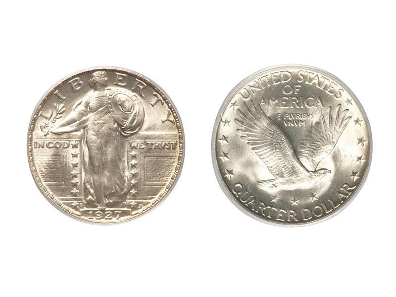 Collectible 1927 quarter