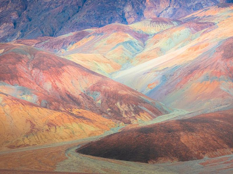 Colourful Badlands, Death Valley