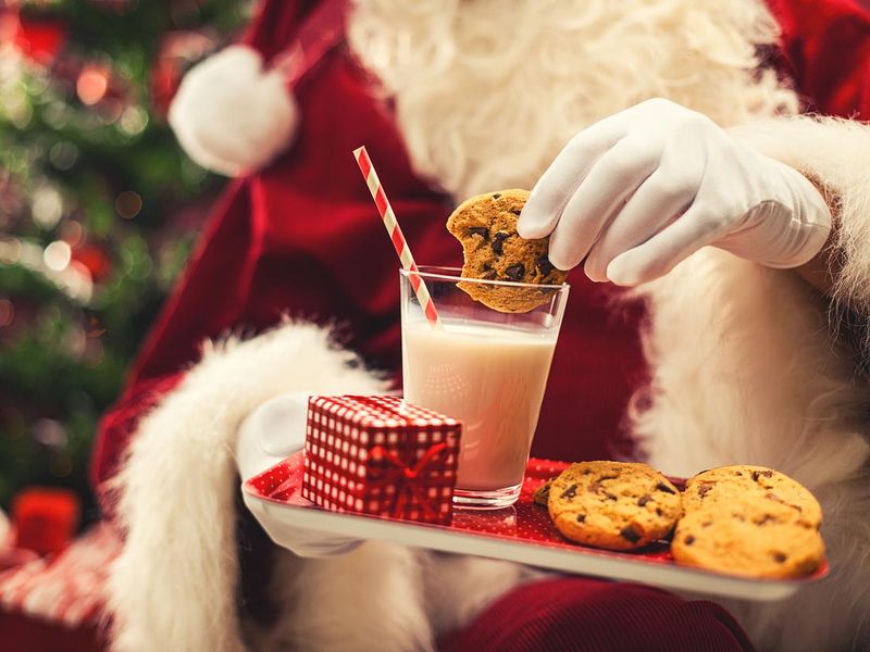 Cookies and milk for Santa