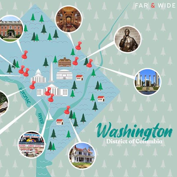 This Washington D.C. Map Reveals the City’s Secret Spots