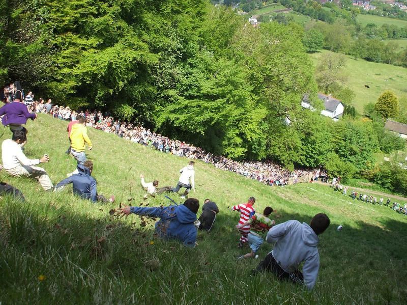 Cooper's Hill Cheese Rolling and Wake